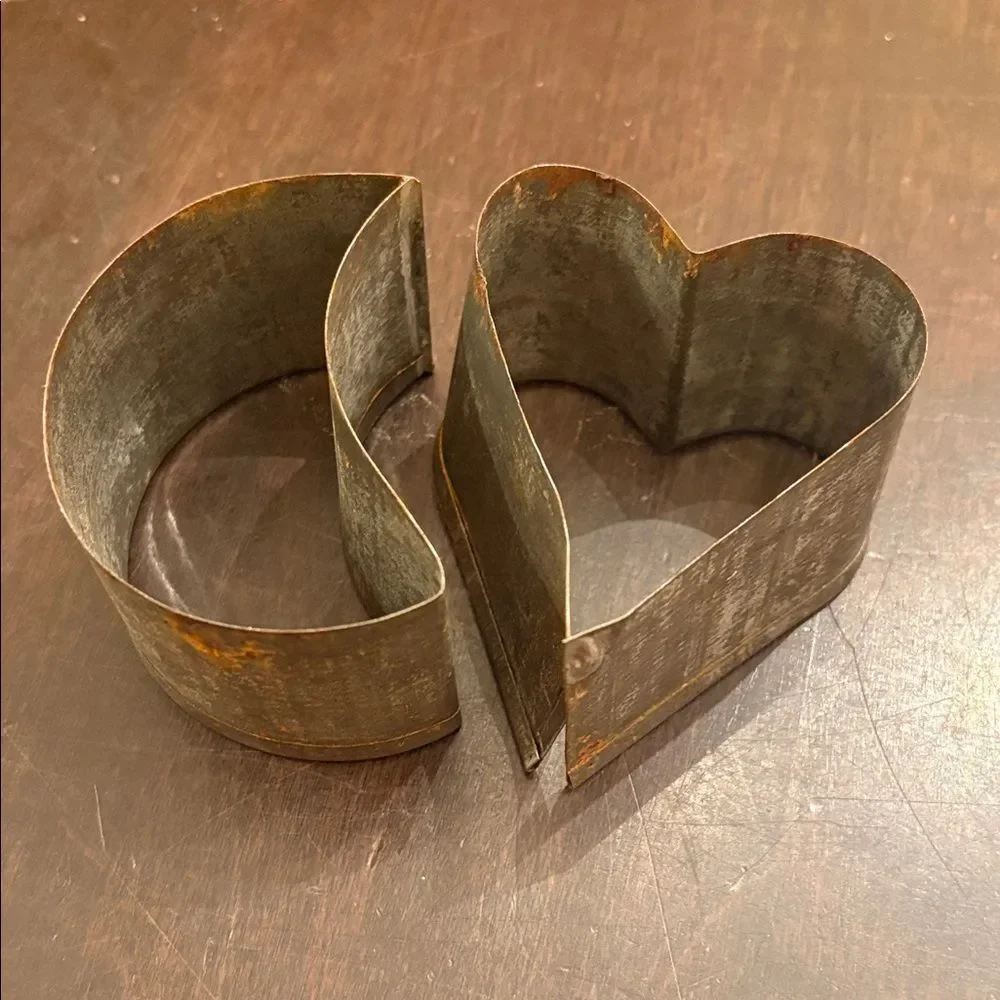 Heart and Crescent Metal Cookie Cutters